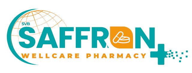 Saffron WellCare Pharmacy Logo